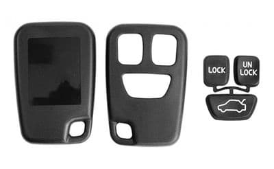 Volvo S40, V40 (-04) 3 Button Remote Key Fob Case / Cover