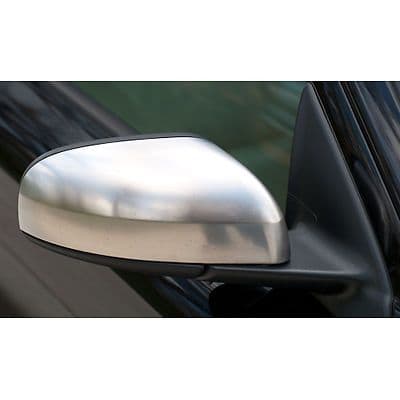 Volvo S60, S80, V70 (04-06) (Matt Chrome) Right Door Mirror Back Cover / Casing