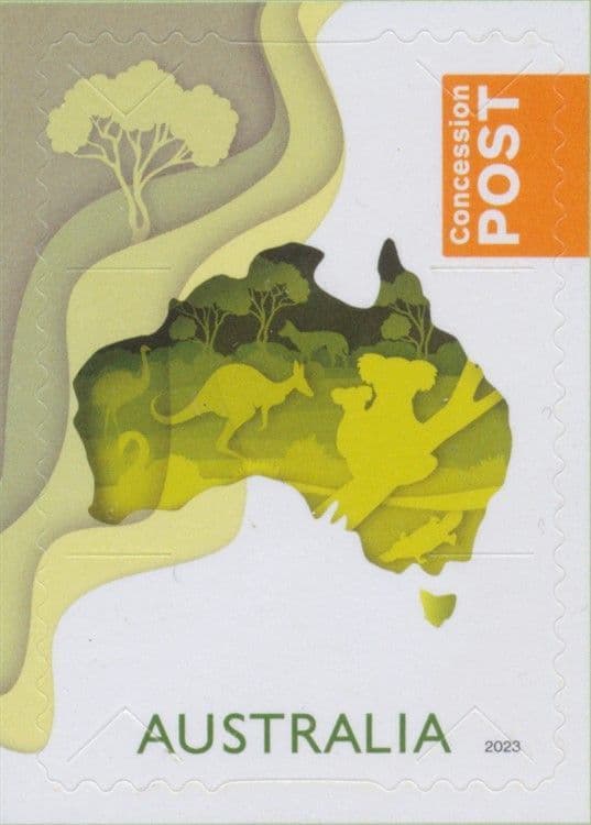 Australian Stamps 2023 04/07/2023 Concession Post 2023 selfadhesive