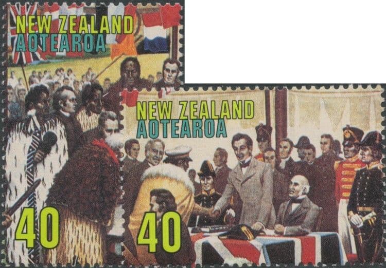 New Zealand Stamps 1990 SGexMS1540 150th Anniversary of Treaty of