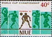 Niue 1981 World Cup Football Championship SG 442 Fine Used