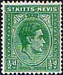 1938 St Kitts - Nevis King George VI SG 68a Fine Mint