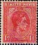1938 St Kitts - Nevis King George VI SG 69a Fine Used
