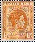 1938 St Kitts - Nevis King George VI  SG 70 Fine Mint