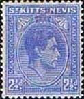 1938 St Kitts - Nevis King George VI  SG 72 Fine Mint