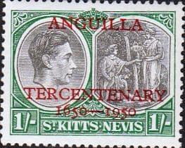 1950 Tercentenary of British Settlement in Anguilla SG 91 Fine Mint