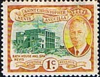 1952 St Christopher Nevis Anguilla King George VI SG 94 Fine Mint