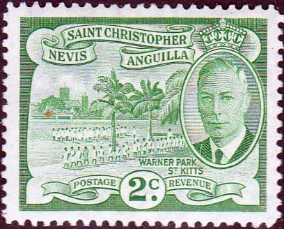 1952 St Christopher Nevis Anguilla King George VI SG 95 Fine Mint