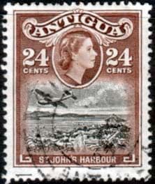 Antigua 1953 SG 129 St Johns Harbour Fine Used