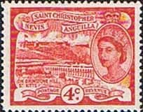 1954 St Christopher Nevis Anguilla SG 110 Brimstone Hill Fine Mint