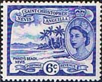 1954 St Christopher Nevis Anguilla SG 112 Pinney's Beech Fine Mint