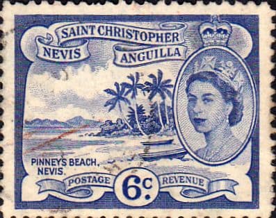 1954 St Christopher Nevis Anguilla SG 112 Pinney's Beech Fine Used
