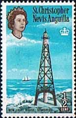 1963 St Christopher Nevis Anguilla SG 129 New Light House Fine Mint