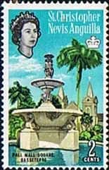 1963 St Christopher Nevis Anguilla SG 131 Pall Mall Square Fine Mint