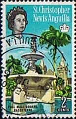 1963 St Christopher Nevis Anguilla SG 131 Pall Mall Square Fine Used
