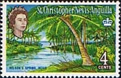 1963 St Christopher Nevis Anguilla SG 133 Nelson's Spring Fine Mint