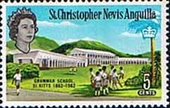 1963 St Christopher Nevis Anguilla SG 134 Grammar School Fine Used