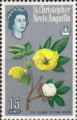 1963 St Christopher Nevis Anguilla SG 137 Sea Island Cotton Fine Mint
