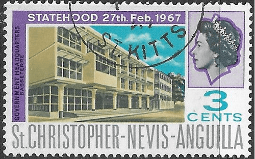 1967 St Christopher Nevis Anguilla Statehood SG 182 Fine Used