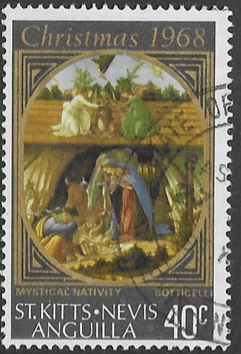 1968 St Christopher Nevis Anguilla Christmas SG 193 Fine Used