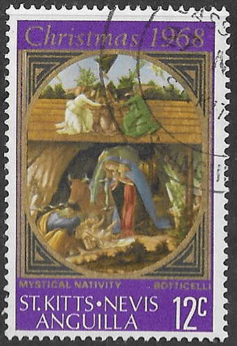 1968 St Christopher Nevis Anguilla Christmas SG191 Fine Used