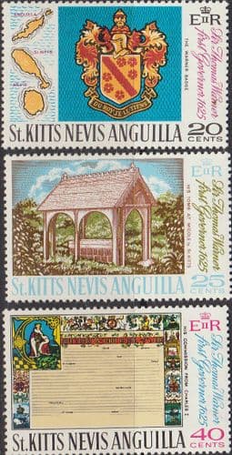 1969 St Christopher Nevis Anguilla Sir Thomas Warner Set Fine Mint