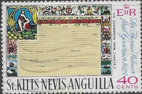 1969 St Christopher Nevis Anguilla Sir Thomas Warner SG 201 Fine Used