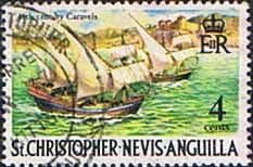 1970 St Christopher Nevis Anguilla SG 210 Portuguese Carvels Fine Used