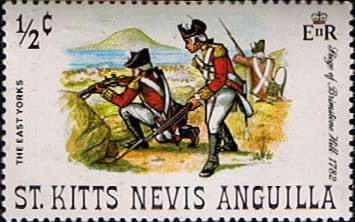 1971 St Christopher Nevis Anguilla Siege of Brimstone Hill SG 244 Fine Mint