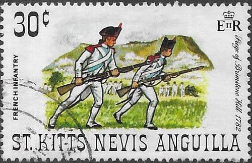 1971 St Christopher Nevis Anguilla Siege of Brimstone Hill SG 246 Fine Used