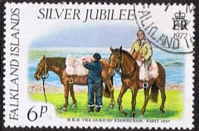 1977 Falkland Islands Royal Silver Jubilee SG 325 Fine Used