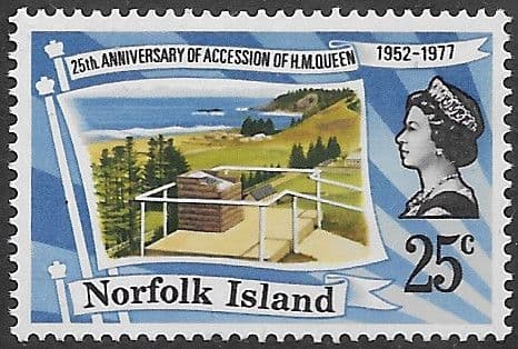 1977 Norfolk Island Royal Silver Jubilee SG 196 Fine Mint