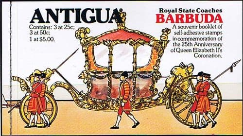 1978 Barbuda Coronation 25th Anniversary Booklet Fine Mint