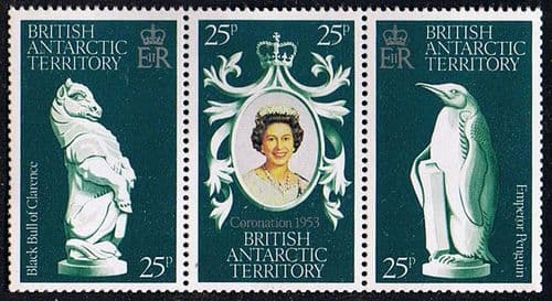 1978 British Antarctic Territory Coronation 25th Anniversary Set Fine Mint