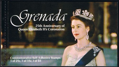 1978 Grenada Coronation 25th Anniversary Booklet Fine Mint