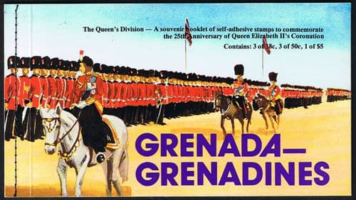 1978 Grenada Grenadines Coronation 25th Anniversary Booklet SB 2 Fine Mint