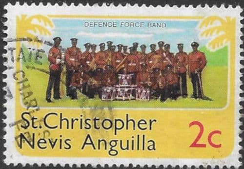1978 St Christopher Nevis Anguilla SG 393 Defence Force Band Fine Used