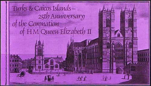1978 Turks and Caicos Islands Coronation 25th Anniversary Booklet Fine Mint