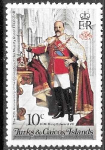 1978 Turks & Caicos Islands Coronation 25th Anniversary SG 495 Perf 14 Fine Mint