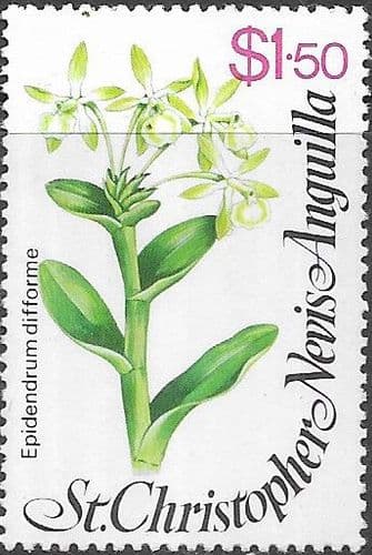 1980 St Kitts Local Flowers SG 432 Fine Mint