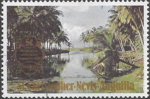 1980 St Kitts London International Stamp Exhibition SG 434 Fine Used