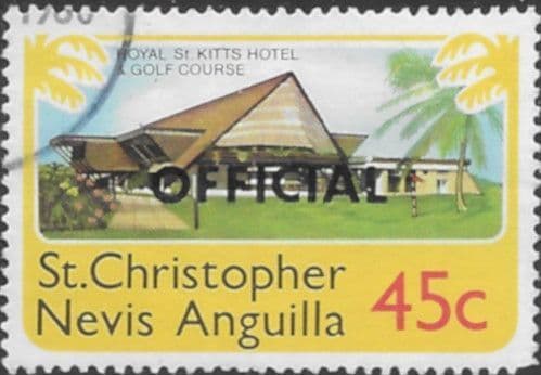 1980 St Kitts Offical SG O5A Fine Used