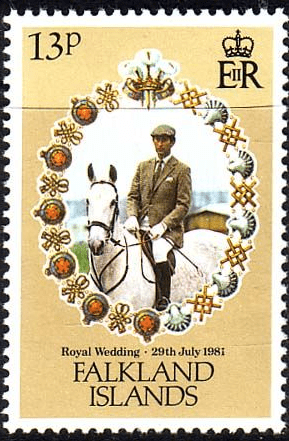 1981 Falkland Islands Charles and Diana Royal Wedding SG 403 Fine Mint