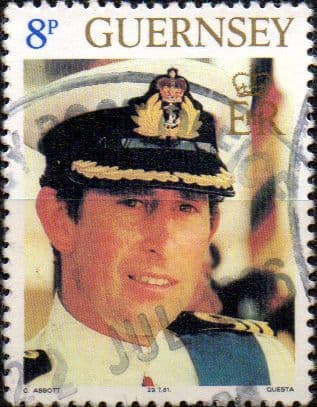 1981 Guernsey Charles and Diana Royal Wedding SG 232 Fine Used