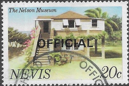 1981 Nevis Official SG O12 Fine Used