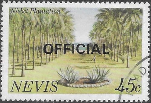 1981 Nevis Official SG  O16 Fine Used