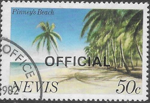 1981 Nevis Official SG O17 Fine Used
