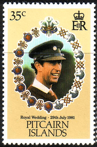 1981 Pitcairn Islands Charles and Diana Royal Wedding SG 220 Fine Mint