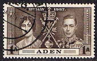 Aden 1937 Coronation SG 13 Fine Used