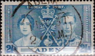 Aden 1937 Coronation SG 14 Fine Used